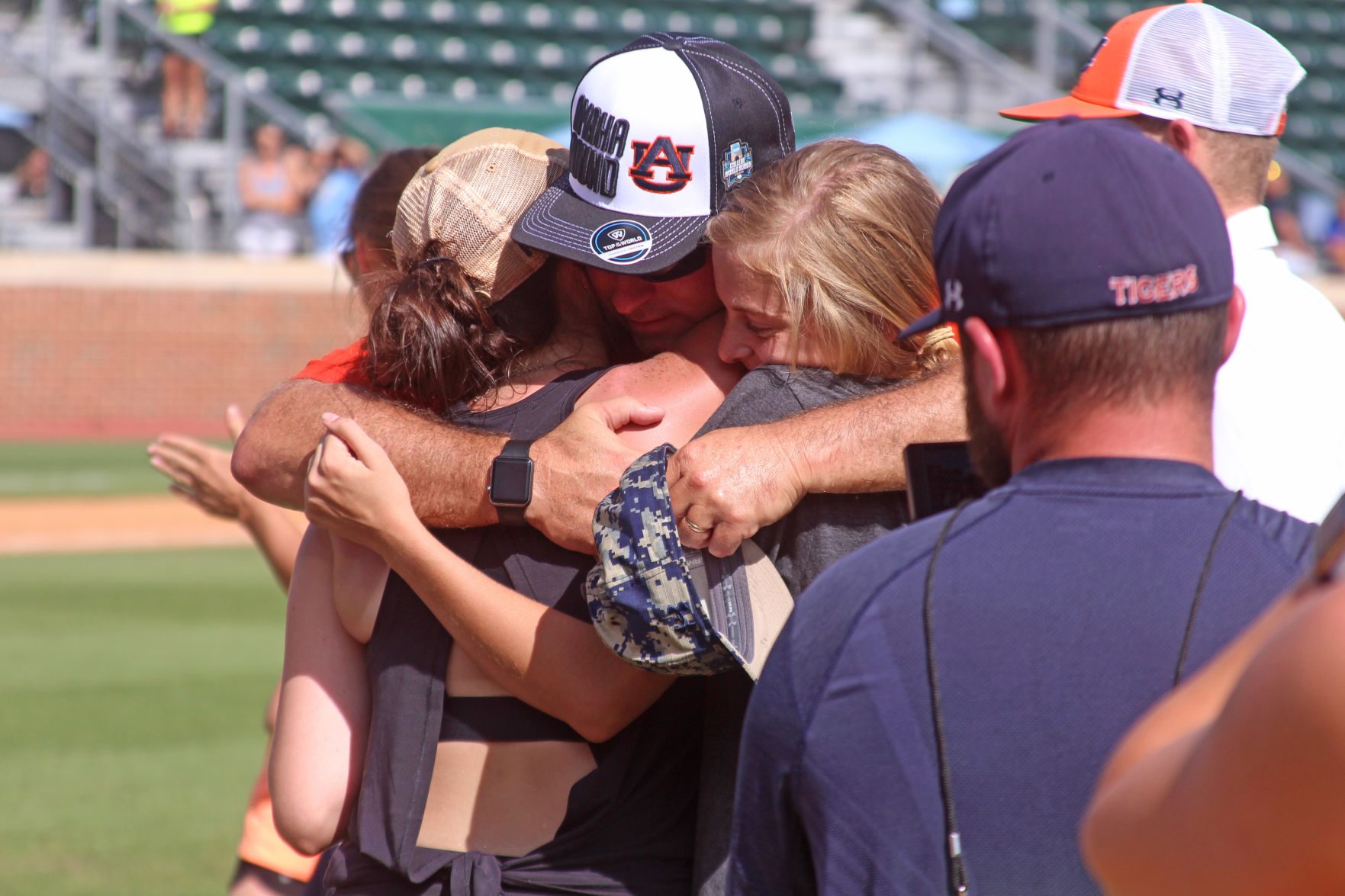 PHOTOS: Auburn celebrates Super Regional win, College World Series berth